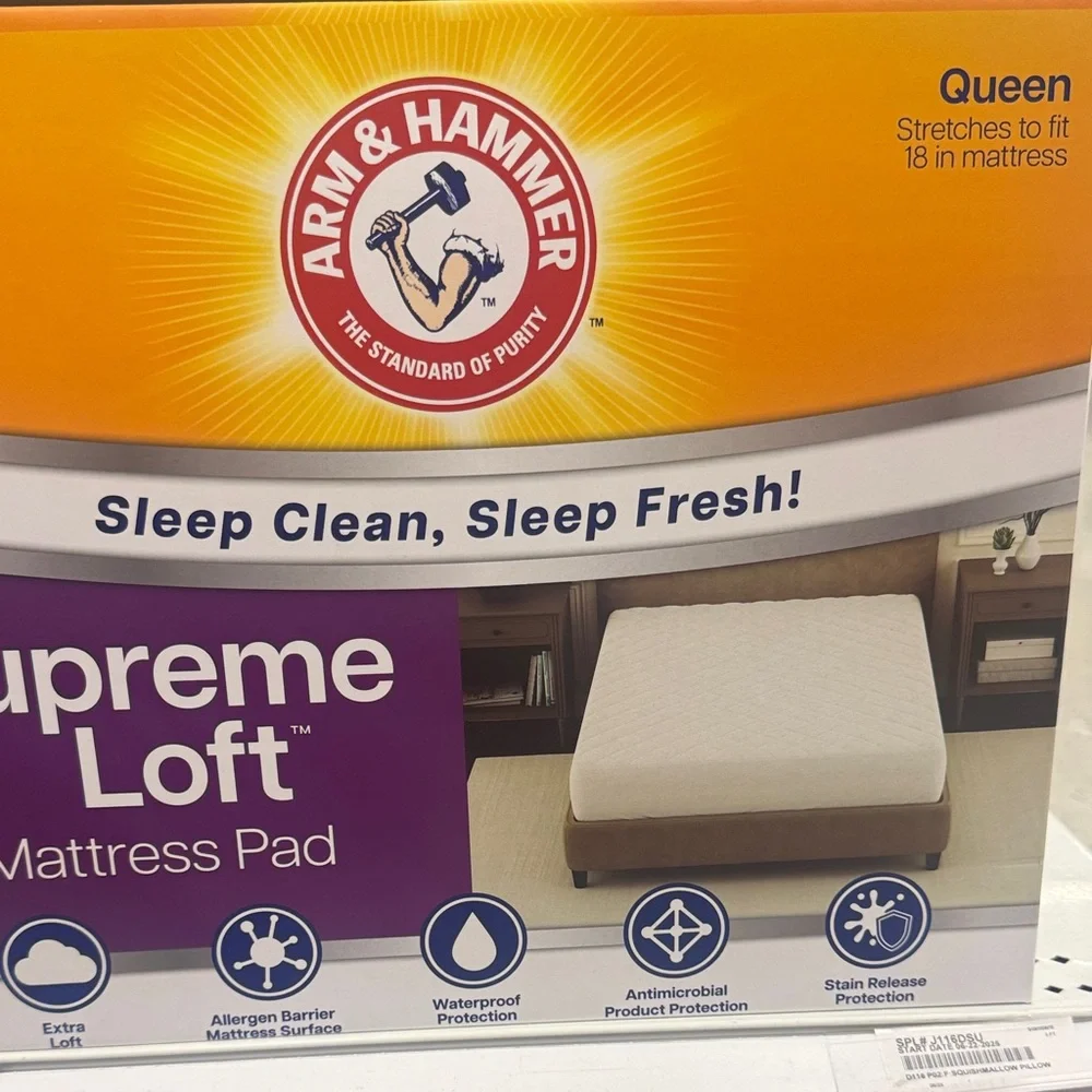 Supreme Loft Mattress Pad - White